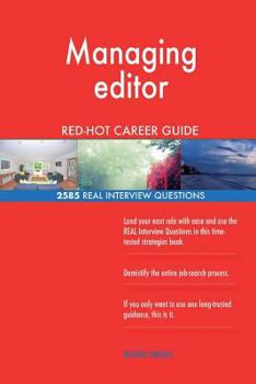 Paperback Managing editor RED-HOT Career Guide; 2585 REAL Interview Questions Book
