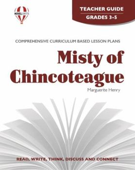 Paperback Misty Of Chincoteague - Teacher Guide by Novel Units Book