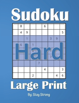 Paperback Hard Sudoku Large Print: 100 Hard Sudoku Large Print [Large Print] Book