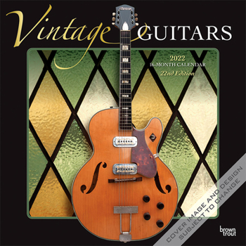 Calendar Vintage Guitars 2022 Square Book