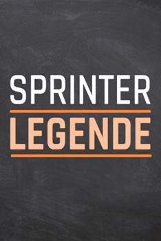 Paperback Sprinter Legende: Sprinter Punktraster Notizbuch, Notizheft oder Schreibheft - 110 Seiten - B?ro Equipment & Zubeh?r - Lustiges Geschenk [German] Book