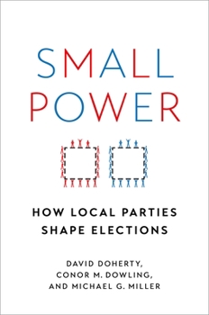 Paperback Small Power: How Local Parties Shape Elections Book