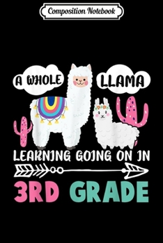 Paperback Composition Notebook: Llama Cactus 3rd Grade Teacher Student Back To School Journal/Notebook Blank Lined Ruled 6x9 100 Pages Book