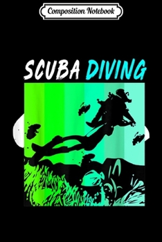 Composition Notebook: Green Vintage Retro Scuba Diving  Journal/Notebook Blank Lined Ruled 6x9 100 Pages