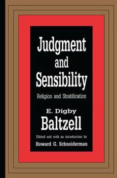 Paperback Judgment and Sensibility: Religion and Stratification Book