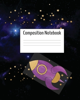 Paperback Composition Notebook: Space Journal Book