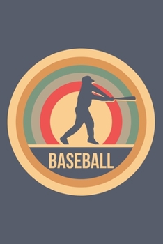 Baseball: Retro Vintage Notebook 6 x 9 Dotted Dot Grid Journal Gift for Baseballers And Baseball Players (108 Pages)