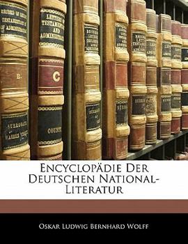Paperback Encyclopadie Der Deutschen National-Literatur, Dritter Band [German] Book