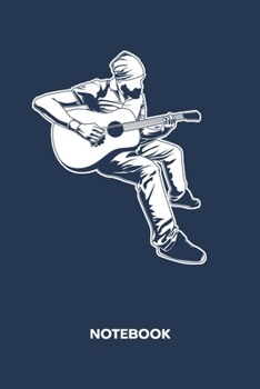 NOTEBOOK: Ruled Instruments Journal - Lined Guitar Player Organizer Guitarist Planner - Girlfriend Gift Idea Boyfriend - Rock Music Diary 6x9 Inch ... 120 Pages - Instrumentalist Birthday Present