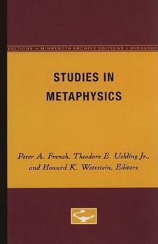 Studies in Metaphysics V 4 CB (Midwest studies in philosophy)