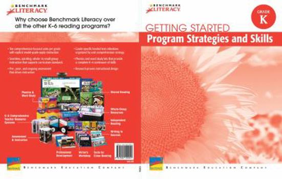 Paperback Grade K Benchmark Literacy Getting Started Program Strategies and Skills Book