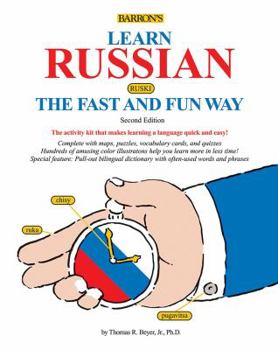 Paperback Learn Russian the Fast and Fun Way [With Dictionary] Book