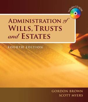 Paperback Administration of Wills, Trusts, and Estates Book