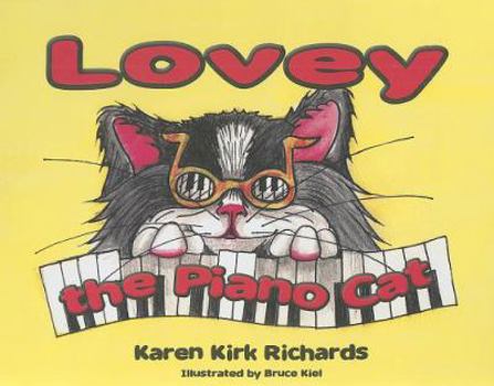 Hardcover Lovey the Piano Cat Book