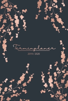 Terminplaner 2019 2020: Wochenplaner, Taschenkalender, Terminkalender und Kalender 2019 2020 - von Oktober 2019 bis Dezember 2020 zum planen, organisieren und notieren (German Edition)