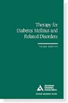 Hardcover Therapy for Diabetes Mellitus and Related Disorders Book