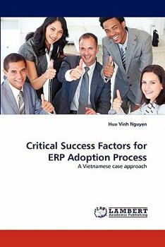 Paperback Critical Success Factors for Erp Adoption Process Book