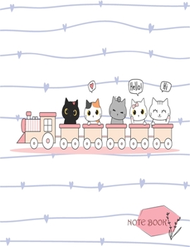 Notebook: This Notebook Lined pages cute cartoon cover Extra large (8.5 x 11) inches, 110 pages.