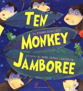 Hardcover Ten Monkey Jamboree Book