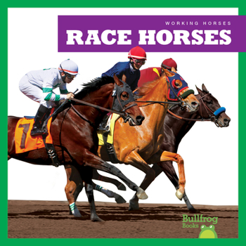 Library Binding Race Horses Book