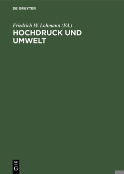 Hardcover Hochdruck und Umwelt [German] Book