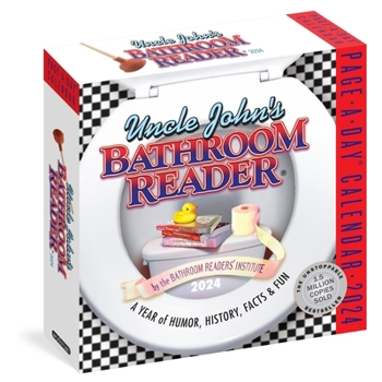 Calendar Uncle John's Bathroom Reader Page-A-Day Calendar 2024: A Year of Humor, History, Facts, and Fun Book