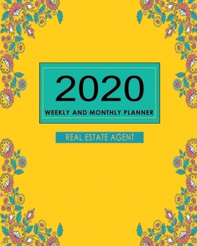 Paperback 2020 Planner & Organizer, Real Estate Agent: Real Estate Planner 2020 Book