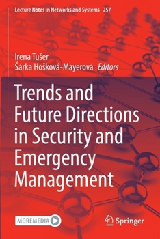 Paperback Trends and Future Directions in Security and Emergency Management Book