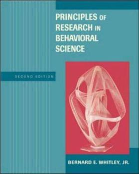 Hardcover Principles of Research in Behavioral Science with Internet Guide and PowerWeb Book
