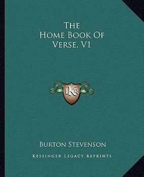 Paperback The Home Book Of Verse, V1 Book