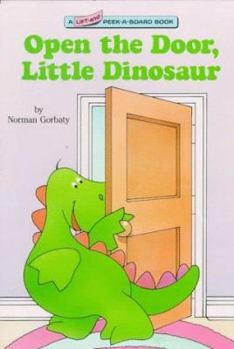 Hardcover Open the Door, Little Dinosaur Book