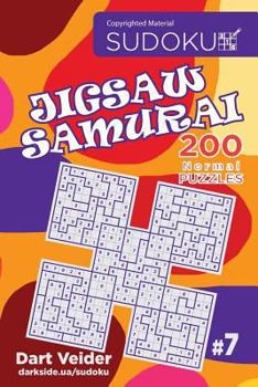 Paperback Sudoku Jigsaw Samurai - 200 Normal Puzzles 9x9 (Volume 7) Book