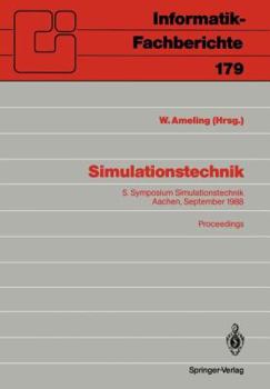 Paperback Simulationstechnik: 5. Symposium Simulationstechnik Aachen, 28.-30. September 1988 Proceedings [German] Book