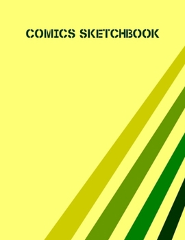 Paperback Comics Sketchbook: 100 Blank Pages, 8.5 x 11, Sketch Pad for Drawing Comics, Anime and Manga Book