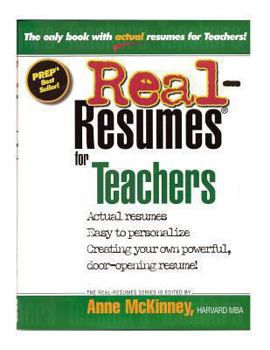 Paperback Real-Resumes for Teachers Book