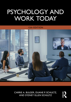 Hardcover Psychology and Work Today Book