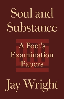 Hardcover Soul and Substance: A Poet's Examination Papers Book