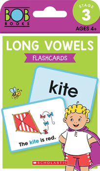 Misc. Bob Books - Long Vowels Flashcards Phonics, Ages 4 and Up, Kindergarten (Stage 3: Developing Reader) Book