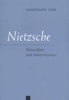 Hardcover Nietzsche: Naturalism and Interpretation Book