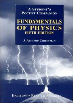 Hardcover A Student's Pocket Companion to Accompany Fundamentals of Physics, 5th Edition, David Halliday, Robert Resnick, Jearl Walker Book