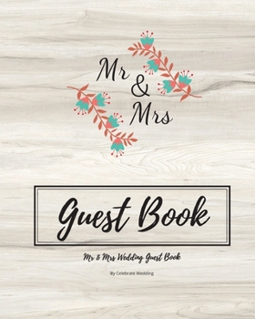 Paperback Mr and Mrs Wedding Guest Book