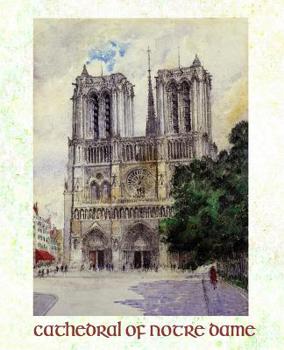Paperback Cathedral of Notre Dame: Composition Notebook - 9.75" x 7.5" Book