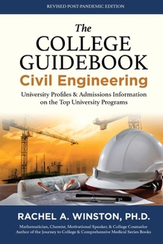 Paperback The College Guidebook: Civil Engineering: University Profiles & Admissions Information on the Top University Programs Book