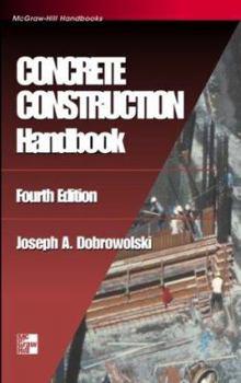 Hardcover Concrete Construction Handbook Book