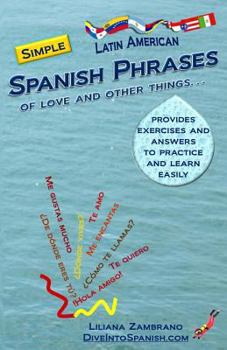 Paperback Simple Spanish phrases: Of love and other things Book