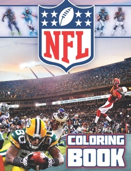 Paperback NFL Coloring Book: 43 Exclusive Illustrations Book