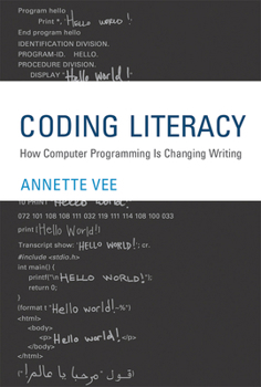 Hardcover Coding Literacy: How Computer Programming Is Changing Writing Book