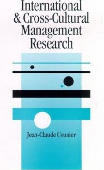 Paperback International and Cross-Cultural Management Research Book