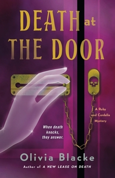 Hardcover Death at the Door: A Ruby and Cordelia Mystery Book