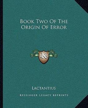 Paperback Book Two Of The Origin Of Error Book